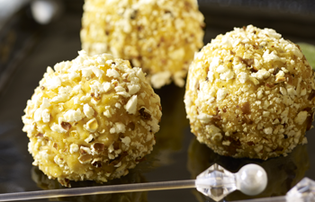 Kashi & Summer Fresh Appetizer Recipe  Roasted Garlic Hummus Popcorn Balls